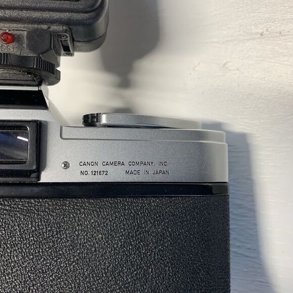 Canon TL QL 35mm Film SLR Camera w. FL 50mm 1:1.8 Lens -Light- Not Tested - USA - Picture 8 of 16